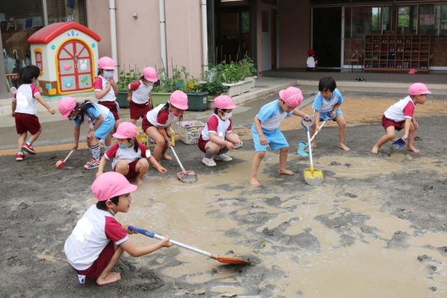 すぎのこ便り こいのぼりあがりました 杉之子幼稚園 すぎのこようちえん 横浜市西区